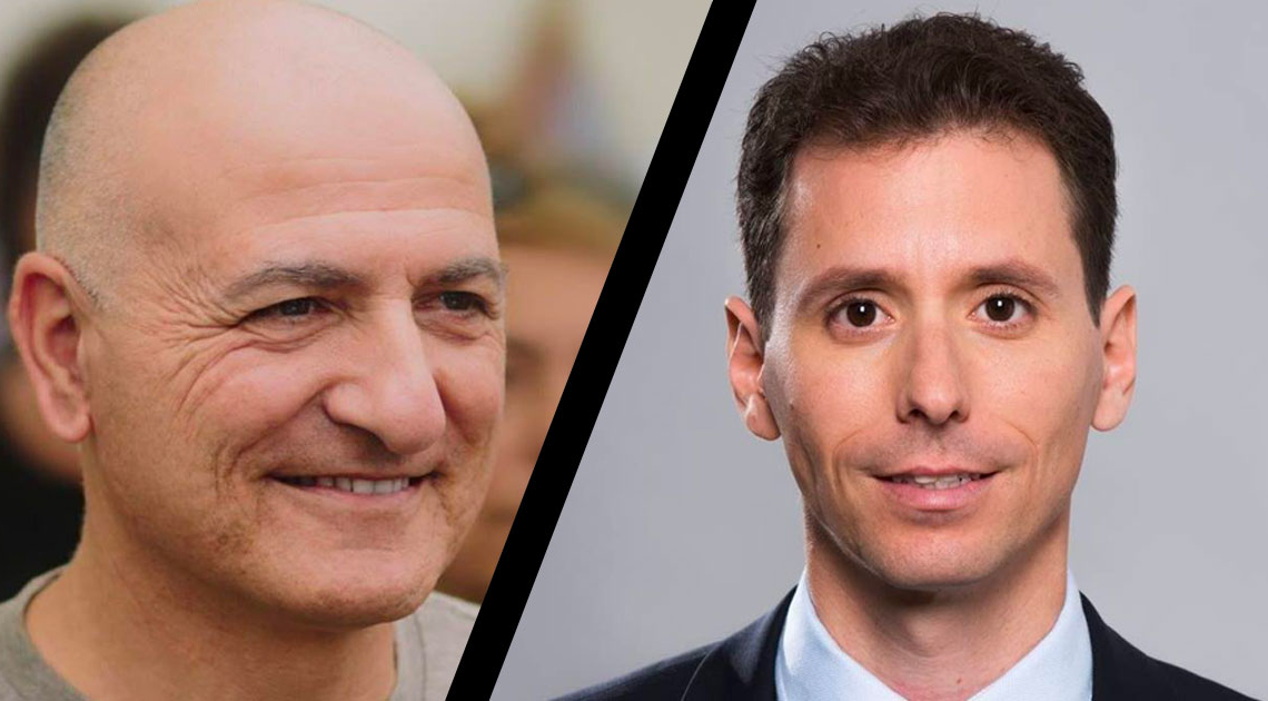 טל זהר (מימין) ורם כהן. רדיפה פוליטית או מעקב תמים?