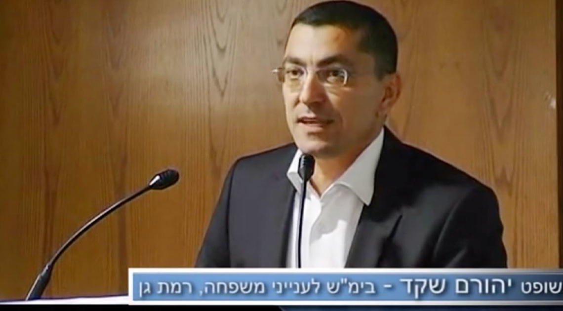 השופט יהורם שקד ביום עיון | צילום מסך