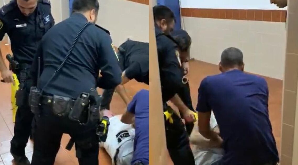 המעצר אמש בגן נר