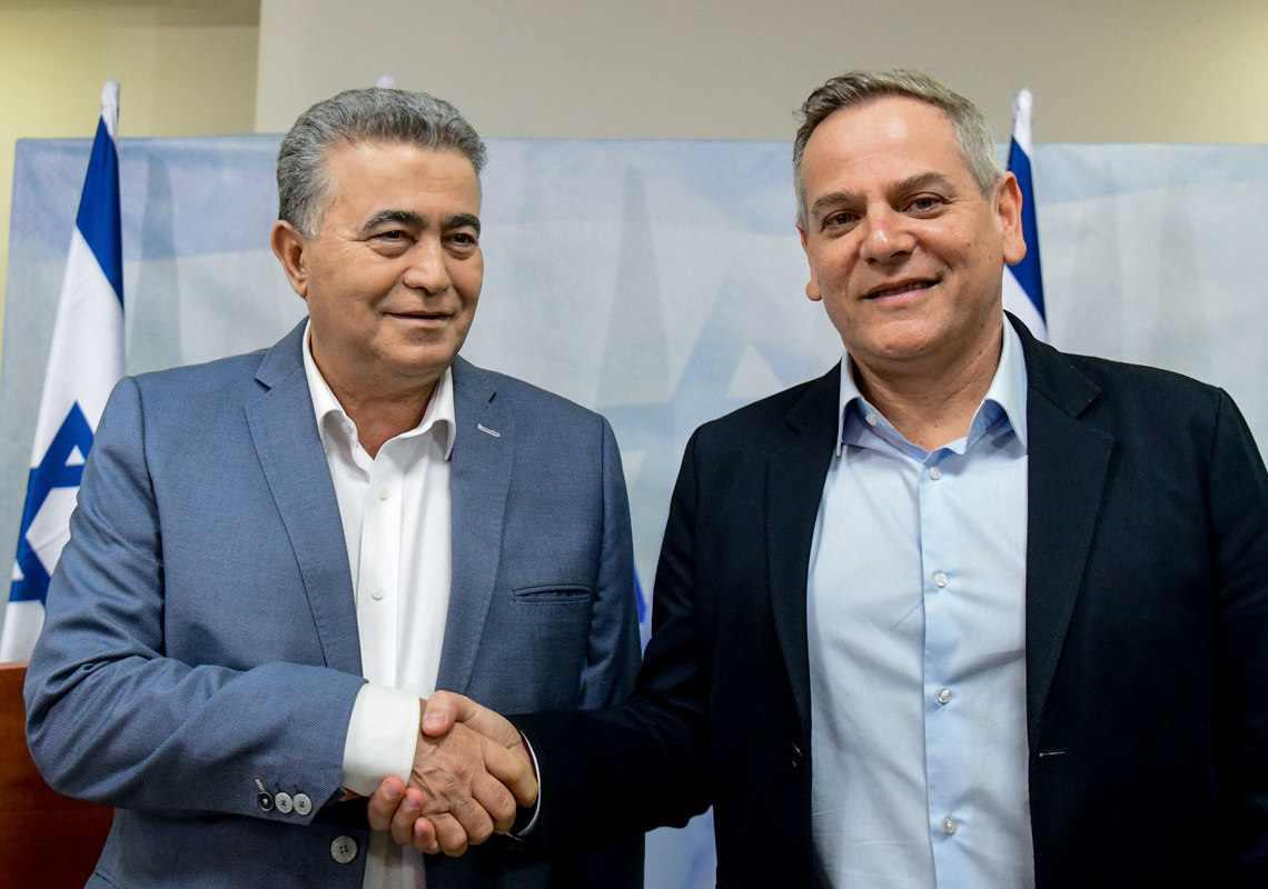 מתאחדים: עמיר פרץ וניצן הורוביץ | צילום: פלאש90