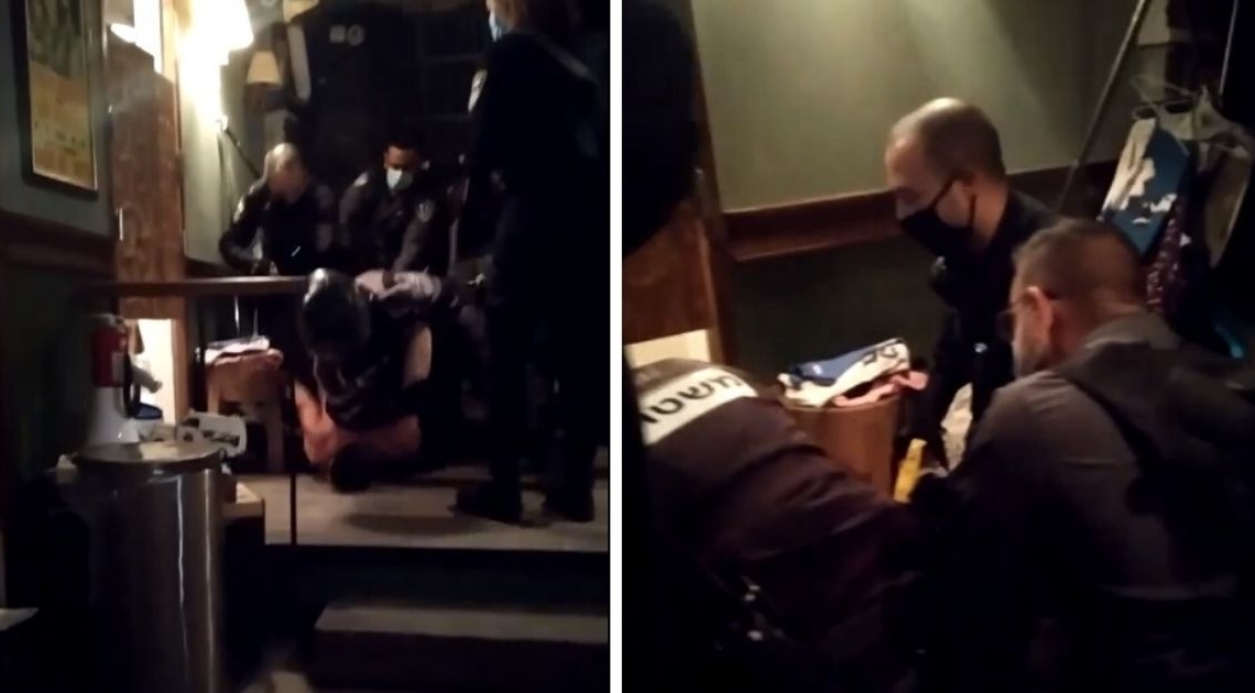 אירוע המעצר אמש בבר השושנה בירושלים