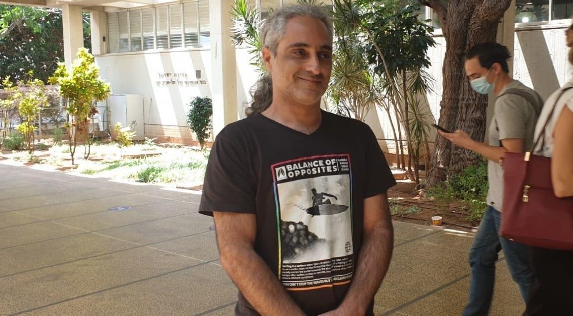 משה פ׳, בבית המשפט היום | צילום: שרון שפורר