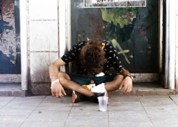 חסר בית בתל אביב | צילום: איתי רון. למצולם אין קשר לכתבה