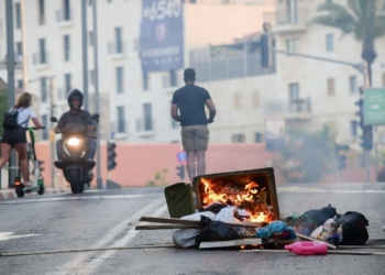 אלימות ביפו השבוע | צילום: פלאש 90