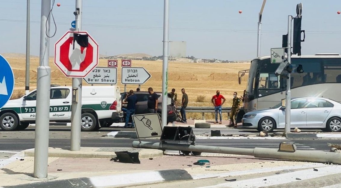 צומת אום בטין לאחר המהומות השבוע