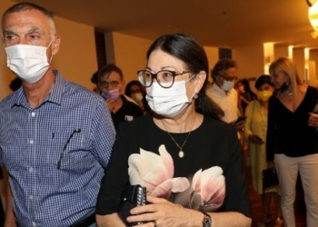 אסתר ודוד חיות, בפרימיירה בהבימה| צילום: רפי דלויה