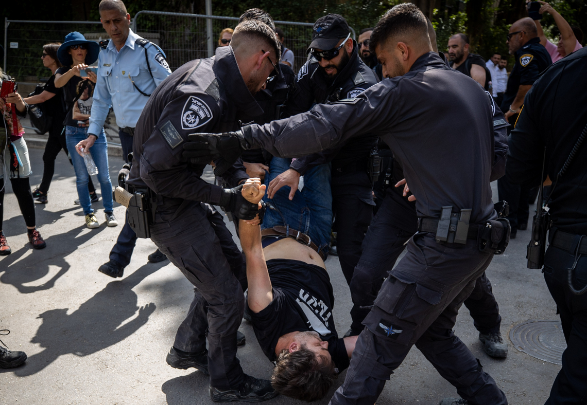 צילום אילוסטרציה מתוך הפגנה בבלפור | צילום: יונתן זינדל, פלאש90| למצולמים אין קשר לכתבה