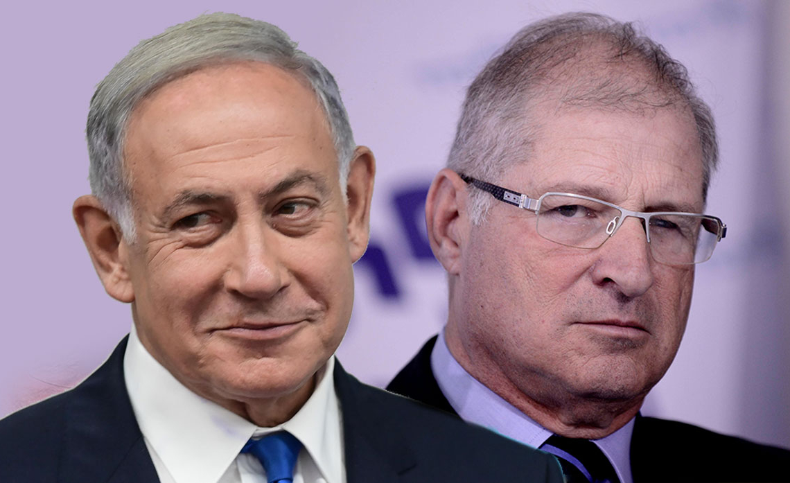 שמרון ונתניהו | צילום: תומר נויברג, פלאש90