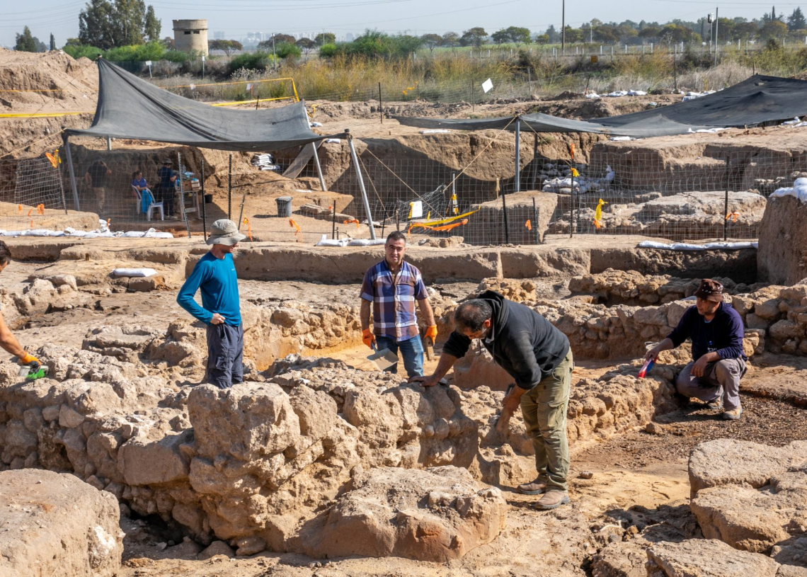 חפירות של רשות העתיקות ביבנה, באתר מתקופת הסנהדרין | צילום: יוסי אלוני, פלאש 90