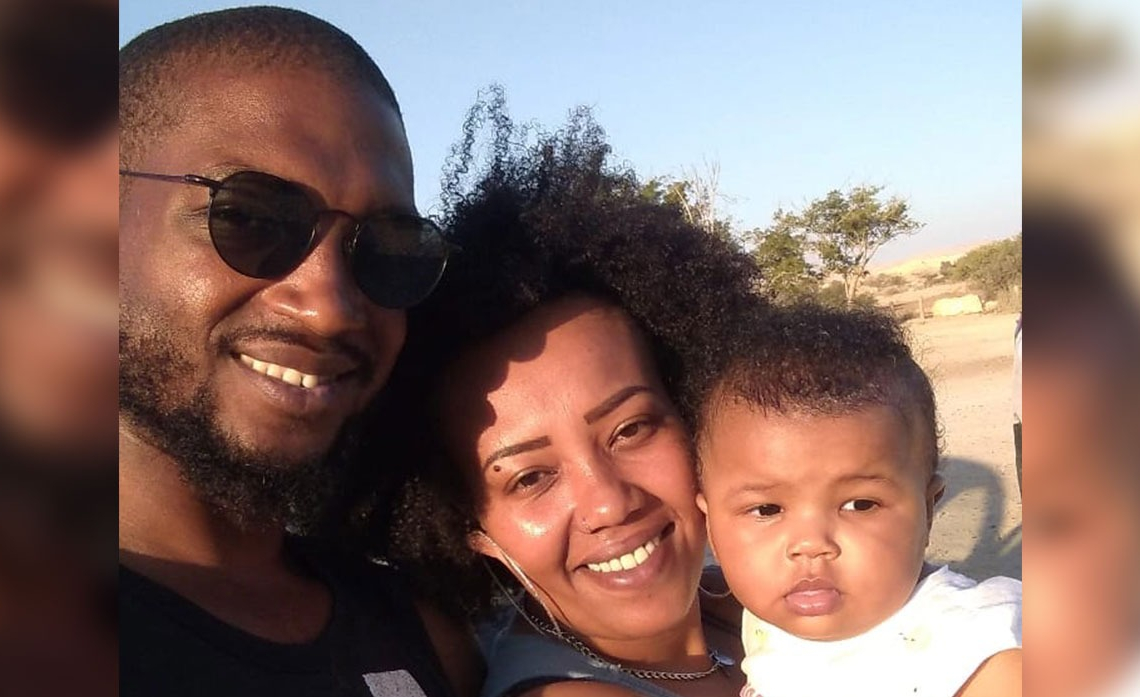 יבניה כהן עם אשתו והבת | צילום: באדיבות המשפחה