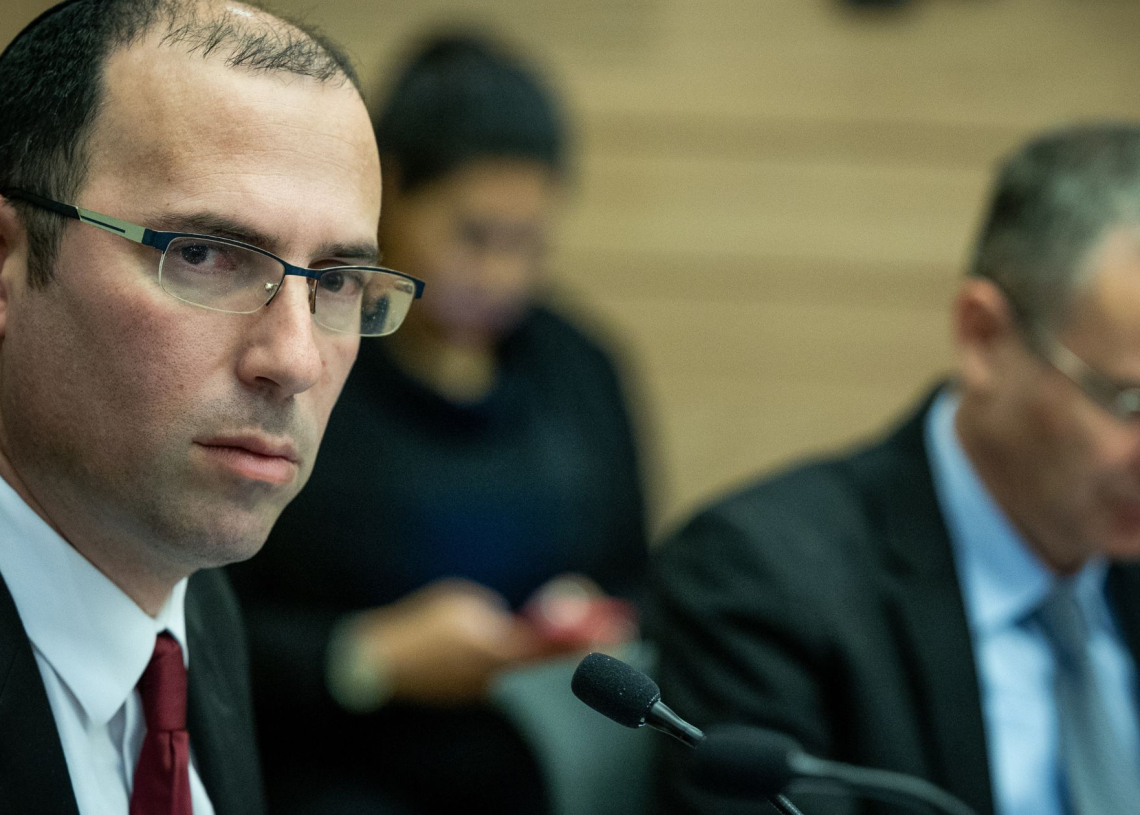 ח"כ שמחה רוטמן ויריב לוין | צילום: יונתן זינדל, פלאש 90