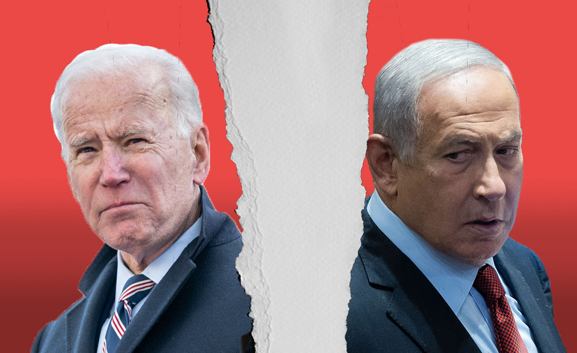 הקרע בין נתניהו לביידן | צילום: יונתן זינדל, פלאש 90