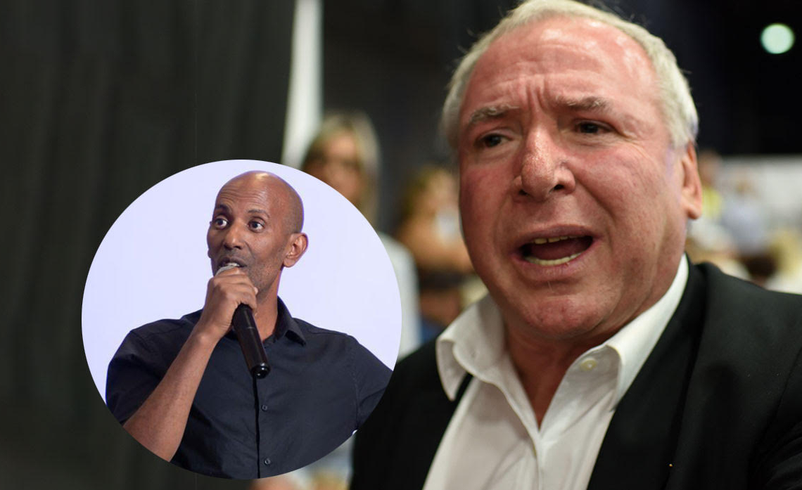 השר דודי אמסלם ואווקה זנה | צילום: גילי יערי, פלאש90, גדעון אגז'ה