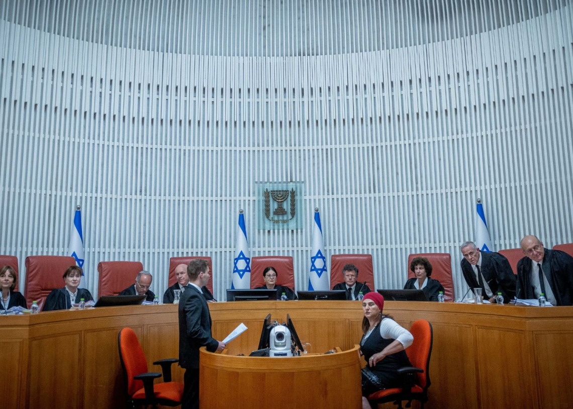 דיון בבית המשפט העליון בחוק טבריה | צילום: יונתן זינדל, פלאש 90