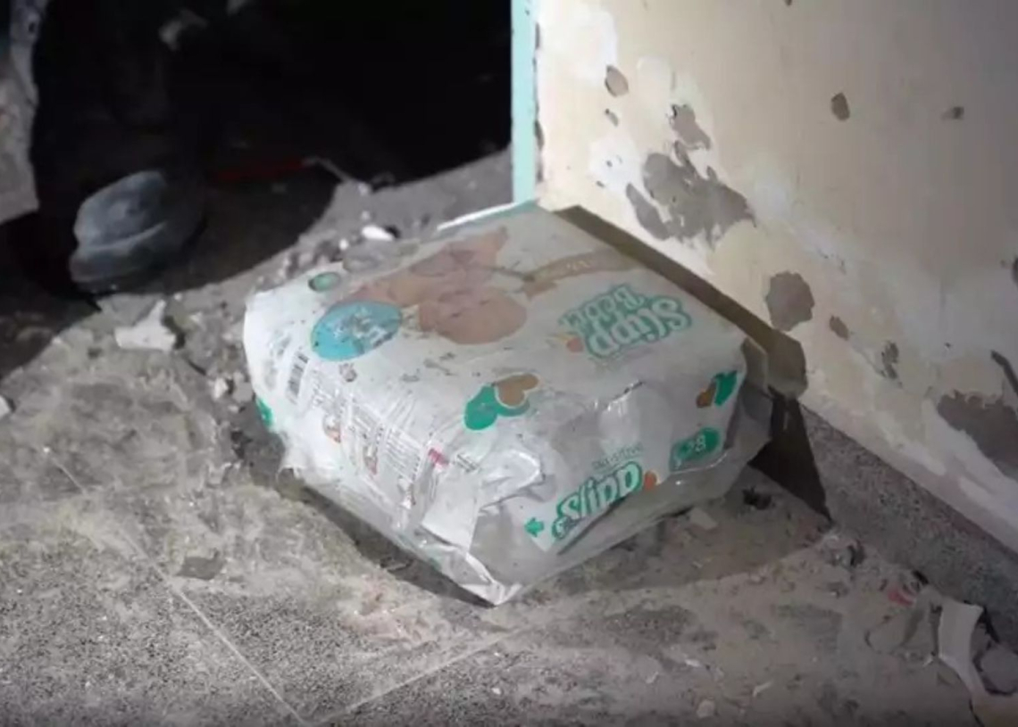 ממצאים שהתגלו בבית חולים רנתיסי בעזה | צילום: דובר צה"ל